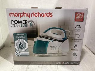 Lot 785  
            Chesterfield SR44 - Parcel Delivery Only 

                
MORPHY RICHARDS SPEED STEAM ELITE AUTO CLEANER - ORIGINAL RRP £169 (LOCATION: D6)