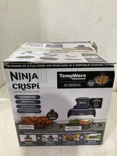 Lot 822  
            Chesterfield SR44 - Parcel Delivery Only 

                
NINJA CRIPSI PORTABLE COOKING SYSTEM - ORIGINAL RRP £149 (LOCATION: D7)