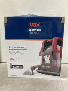 Lot 840  
            Chesterfield SR44 - Parcel Delivery Only 

                
VAX SPOT WASH CARPET CLEANER (LOCATION: D8)