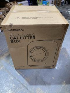 Lot 861  
            Chesterfield SR44 - Parcel Delivery Only 

                
MEOWANT SELF-CLEANING CAT LITTER BOX - ORIGINAL RRP £246 (LOCATION: D8)