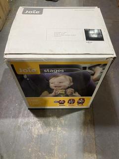 Lot 900  
            Chesterfield SR44 - Parcel Delivery Only 

                
JOIE STAGES CHILDRENS CAR SEAT IN CHARCOAL (LOCATION: C2)