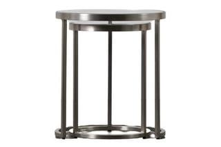 Lot 951  
            Chesterfield SR44 - Parcel Delivery Only 

                
ROWE NEST OF TWO TABLES SILVER - ITEM NO. 693205 - ORIGINAL RRP £239.95 (LOCATION...