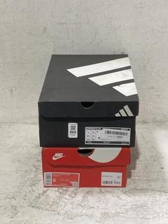 Lot 965  
            Chesterfield SR44 - Parcel Delivery Only 

                
NIKE COURT VISION LO NN SHOES IN BLACK SIZE UK 9 TO INCLUDE ADIDAS DURAMO SL2 M S...