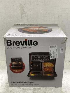 Lot 977  
            Chesterfield SR44 - Parcel Delivery Only 

                
BREVILLE HALO FLEXI AIR FRYER 1LL VDF138 (LOCATION: C5)