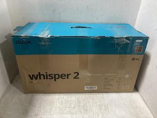 Lot 1038  
            Chesterfield SR47 - Parcel Delivery Only 

                
DUUX WHISPER 2 FAN ORIGINAL RRP £139 (LOCATION: D6)
