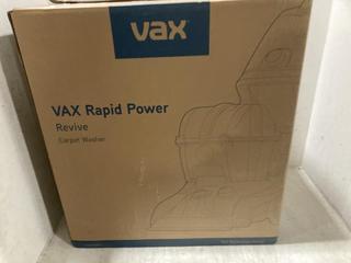 Lot 1045  
            Chesterfield SR47 - Parcel Delivery Only 

                
VAX RAPID POWER REVIVE CARPET WASHER ORIGINAL RRP £129 (LOCATION: D6)