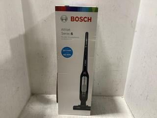 Lot 1055  
            Chesterfield SR47 - Parcel Delivery Only 

                
BOSCH ATHLET SERIES 6 CORDLESS VACUUM CLEANER ORIGINAL RRP £196 (LOCATION: D6)