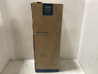 Lot 1058  
            Chesterfield SR47 - Parcel Delivery Only 

                
VAX PACE CORDLESS VACUUM CLEANER ORIGINAL RRP £190 (LOCATION: D6)