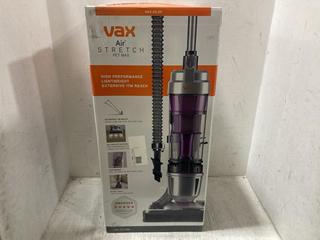 Lot 1059  
            Chesterfield SR47 - Parcel Delivery Only 

                
VAX AIR STRETCH PET MAX UPRIGHT VACUUM CLEANER ORIGINAL RRP £120 (LOCATION: D6)