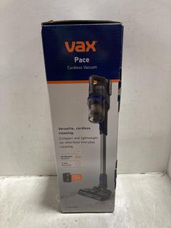 Lot 1063  
            Chesterfield SR47 - Parcel Delivery Only 

                
VAX PACE CORDLESS VACUUM CLEANER ORIGINAL RRP £190 (LOCATION: D7)