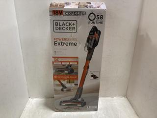 Lot 1080  
            Chesterfield SR47 - Parcel Delivery Only 

                
BLACK AND DECKER POWERSERIES EXTREME CORDLESS VACUUM CLEANER ORIGINAL RRP £209 (L...