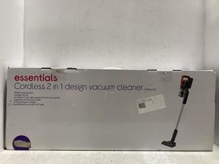 Lot 1085  
            Chesterfield SR47 - Parcel Delivery Only 

                
ESSENTIALS CORDLESS 2 IN 1 DESIGN VACUUM CLEANER (LOCATION: D7)