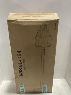 Lot 1086  
            Chesterfield SR47 - Parcel Delivery Only 

                
VAX BLADE 4 PET AND CAR CORDLESS VACUUM CLEANER ORIGINAL RRP £299 (LOCATION: D7)