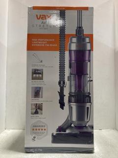 Lot 1089  
            Chesterfield SR47 - Parcel Delivery Only 

                
VAX AIR STRETCH PET MAX UPRIGHT VACUUM CLEANER ORIGINAL RRP £120 (LOCATION: D7)