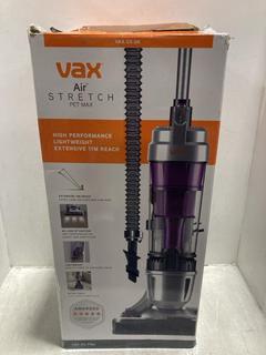 Lot 1091  
            Chesterfield SR47 - Parcel Delivery Only 

                
VAX AIR STRETCH PET MAX UPRIGHT VACUUM CLEANER ORIGINAL RRP £120 (LOCATION: D7)