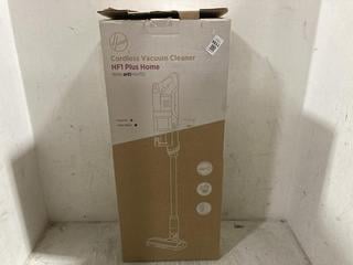 Lot 1106  
            Chesterfield SR47 - Parcel Delivery Only 

                
HOOVER HF1 PLUS HOME CORDLESS VACUUM CLEANER ORIGINAL RRP £140. (LOCATION: D8)