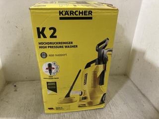 Lot 1112  
            Chesterfield SR47 - Parcel Delivery Only 

                
KARCHER K2 PRESSURE WASHER. (LOCATION: D8)