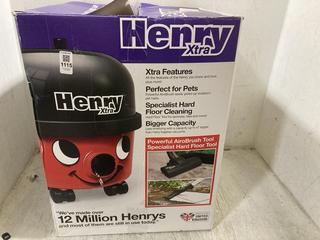 Lot 1115  
            Chesterfield SR47 - Parcel Delivery Only 

                
HENRY XTRA VACUUM CLEANER. (LOCATION: D8)