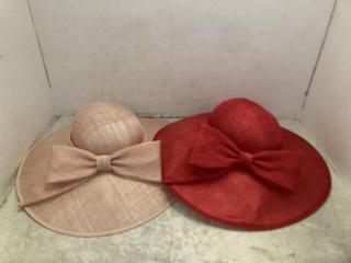 Lot 1142  
            Chesterfield SR47 - Parcel Delivery Only 

                
JOHN LEWIS HAZEL HAT IN PEACH TO INCLUDE JOHN LEWIS HAZEL HAT IN RED TOTAL ORIGIN...