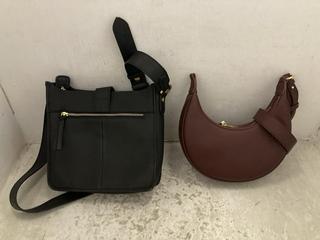 Lot 1151  
            Chesterfield SR47 - Parcel Delivery Only 

                
JOHN LEWIS LEATHER HANDBAG IN BLACK TO INCLUDE JW PEI LEATHER HANDBAG IN BURGUNDY...