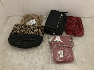 Lot 1153  
            Chesterfield SR47 - Parcel Delivery Only 

                
4 X ASSORTED JOHN LEWIS BAGS TO INCLUDE CAMERA BAG IN BLACK (2236166) (LOCATION: A1)