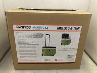 Lot 1180  
            Chesterfield SR47 - Parcel Delivery Only 

                
VANGO PINNACLE 30L WHEELIE COOL BOX IN GREEN (3507386) (LOCATION: A3)