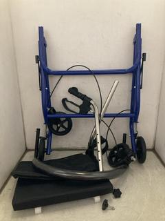 Lot 152  
            Chesterfield SR47 - Parcel Delivery Only 

                
ROLLATOR IN BLUE. (LOCATION: A6)