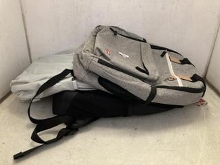 Lot 218  
            Chesterfield SR47 - Parcel Delivery Only 

                
3 X ASSORTED BRANDED BACKPACKS TO INCLUDE UNDER ARMOUR WOMENS BACKPACK IN LIGHT B...