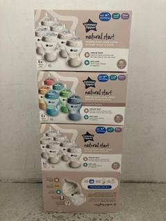 Lot 252  
            Chesterfield SR47 - Parcel Delivery Only 

                
4 X TOMMEE TIPPEE NATURAL START PACK OF 6 260ML 9OZ BABY BOTTLES (LOCATION: A9)