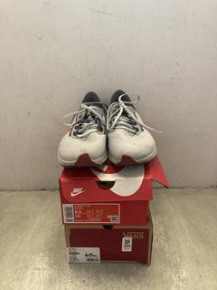 Lot 284  
            Chesterfield SR47 - Parcel Delivery Only 

                
3 X ASSORTED FOOTWEAR TO INCLUDE NIKE AIR MAX PLUS IN WHITE SIZE 7.5. (LOCATION: ...