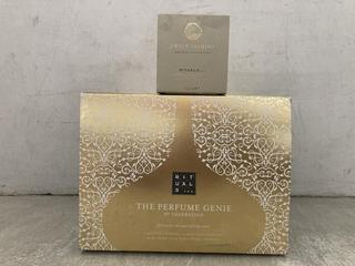 Lot 297  
            Chesterfield SR47 - Parcel Delivery Only 

                
RITUALS THE PERFUME GENIE DIFFUSER TO INCLUDE RITUALS SWEET JASMINE REFILL PERFUM...