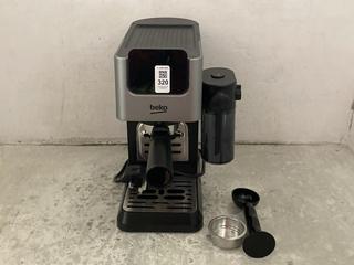 Lot 320  
            Chesterfield SR47 - Parcel Delivery Only 

                
BEKO CAFFEEXPERTO COFFEE MACHINE. (LOCATION: A12)