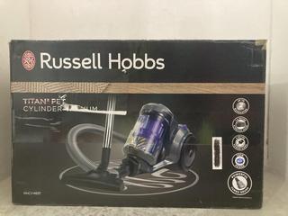 Lot 326  
            Chesterfield SR47 - Parcel Delivery Only 

                
RUSSELL HOBBS TITAN2 PET CYLINDER VACUUM. (LOCATION: A12)