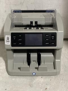 Lot 340  
            Chesterfield SR47 - Parcel Delivery Only 

                
SAFESCAN BANKNOTE COUNTER ORIGINAL RRP £910 - MODEL NO. 2865-S (LOCATION: A12)