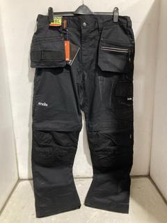 Lot 342  
            Chesterfield SR47 - Parcel Delivery Only 

                
SCRUFFS TRADE FLEX TROUSERS IN BLACK SIZE 38L (LOCATION: A12)
