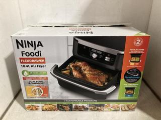 Lot 344  
            Chesterfield SR47 - Parcel Delivery Only 

                
NINJA FOODI FLEXDRAWER 10.4L AIR FRYER ORIGINAL RRP £270 (LOCATION: A12)