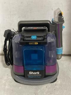 Lot 346  
            Chesterfield SR47 - Parcel Delivery Only 

                
SHARK STAINSTRIKER HAIRPRO PET AND STAIN REMOVER ORIGINAL RRP £190 - MODEL NO. PX...