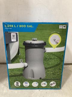 Lot 371  
            Chesterfield SR47 - Parcel Delivery Only 

                
BESTWAY 800 GALLON FILTER PUMP (LOCATION: B1)