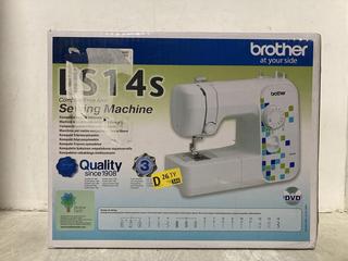 Lot 381  
            Chesterfield SR47 - Parcel Delivery Only 

                
BROTHER LS14S SEWING MACHINE (LOCATION: B2)