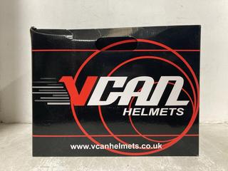 Lot 385  
            Chesterfield SR47 - Parcel Delivery Only 

                
VCAN H589 CLASSIC HELMET IN VICTORY BLUE (LOCATION: B2)