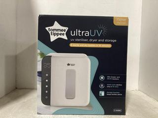 Lot 387  
            Chesterfield SR47 - Parcel Delivery Only 

                
TOMMEE TIPPEE ULTRA UV STERILISER (LOCATION: B2)