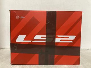 Lot 438  
            Chesterfield SR47 - Parcel Delivery Only 

                
LS2 OF616 AIRFLOW 2 MOTORCYCLE HELMET SIZE XXL. (LOCATION: B5)