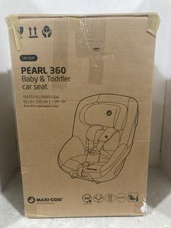Lot 562  
            Chesterfield SR47 - Parcel Delivery Only 
                
MAXI-COSI PEARL 360 BABY & TODDLER CAR SEAT 61-105CM. (LOCATION: B8)
