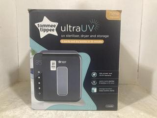 Lot 565  
            Chesterfield SR47 - Parcel Delivery Only 
                
TOMMEE TIPPEE ULTRA UV STERILISER. (LOCATION: B8)