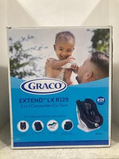 Lot 574  
            Chesterfield SR47 - Parcel Delivery Only 
                
GRACO EXTEND LX R129 2-IN-1 CONVERTIBLE CAR SEAT. (LOCATION: B8)