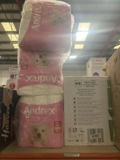 Lot 583  
            Chesterfield SR47 - Parcel Delivery Only 
                
4 X ASSORTED TOILET TISSUE ITEMS TO INCLUDE CHEEKY PANDA PACK OF 48 3 PLY BAMBOO ...