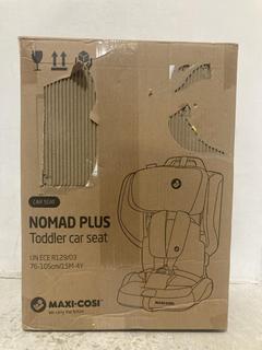 Lot 584  
            Chesterfield SR47 - Parcel Delivery Only 
                
MAXI COSI NOMAD PLUS TODDLER CAR SEAT ORIGINAL RRP £149 (LOCATION: B9)