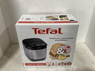 Lot 594  
            Chesterfield SR47 - Parcel Delivery Only 
                
TEFAL PAIN AND DELICES BREADMAKER ORIGINAL RRP £139 (LOCATION: B9)