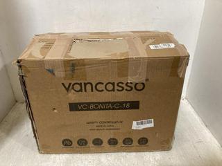 Lot 597  
            Chesterfield SR47 - Parcel Delivery Only 
                
VANCASSO 18 PIECE DINNER SET - MODEL NO. VC-BONITA-C-18 (LOCATION: B9)