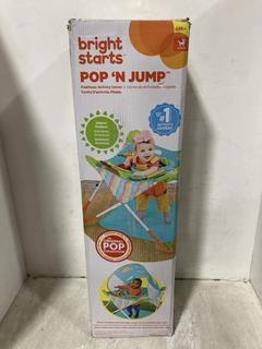 Lot 600  
            Chesterfield SR47 - Parcel Delivery Only 
                
BRIGHT STARTS POP N JUMP FOLDAWAY ACTIVITY CENTER (LOCATION: B9)